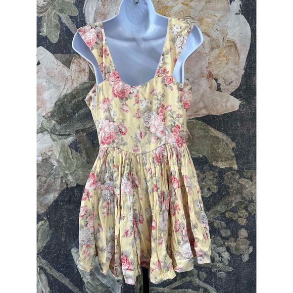 New Free People Vanessa Moon THE ELISABETH ROMPER DRESS    Size Large - Picture 8 of 9